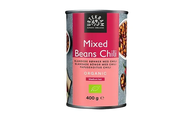 Urtekram Mixed Beans Chili Ø - 400g