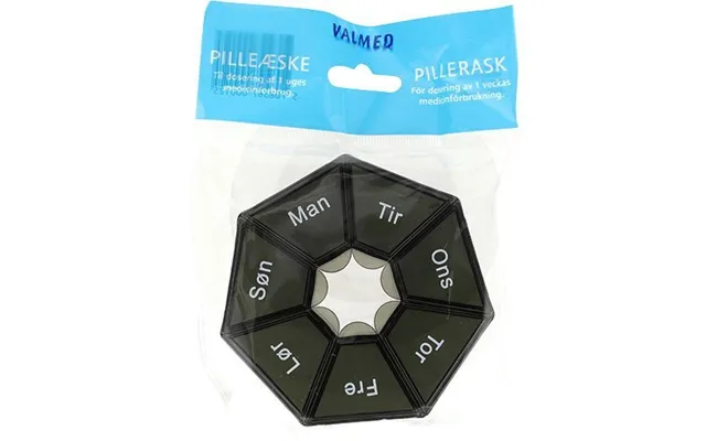 Valmed Pilleæske 7 X 1 Rum - 1stk.