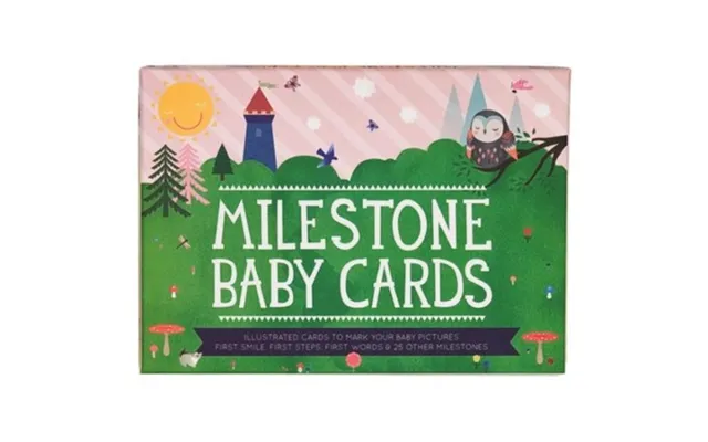 Milestone Baby Kort - Engelsk Udgave