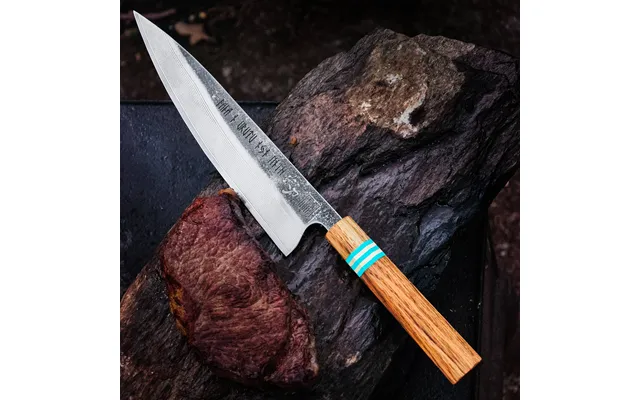 Ex-animo - Valkyrie Iii. Limited Edition Taktilt Damaskus Stål Køkkenkniv