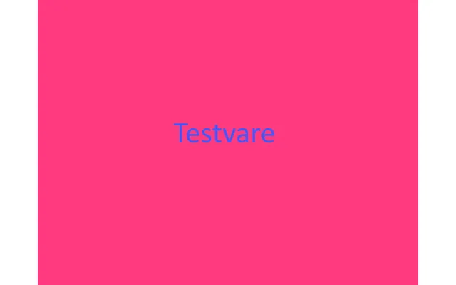 Testvare