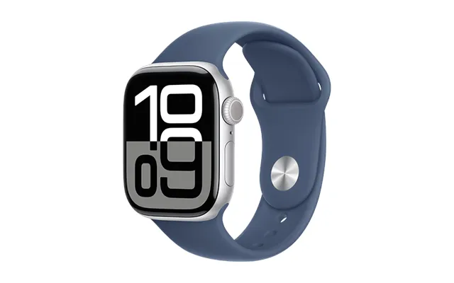 Apple Watch 10 42mm Silver Alu Case With Sport Band M L - Denim