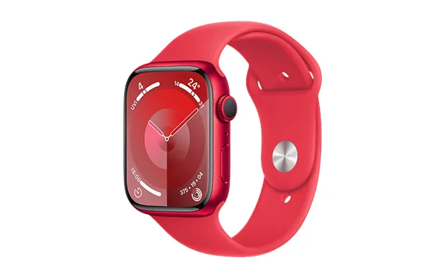 Apple Watch 9 45mm Alu Case With Sport Band S M - Product Red