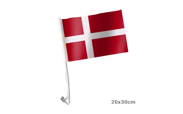 Bil Flag Danmark 40 X 60 Cm