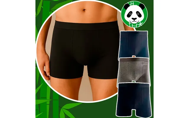 3 Par Bambus Boxershorts Til Mænd - Bløde & Åndbare Underbukser