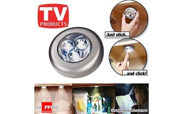 3 Stk Trådløse Stick Â N Click Led-lamper