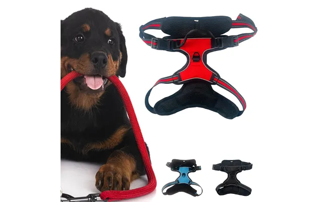 Blød Luksus Hundesele M Refleks - Robust & Vandfast