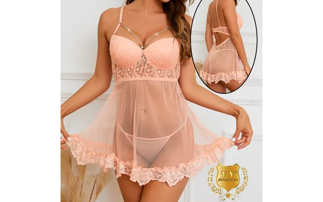 Elegant Lingeri Kjole - Sensual Blush