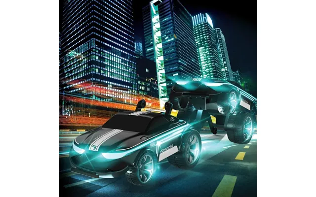 Fjernstyret Stunt Bil Med 16 Led-lys Sharper Image