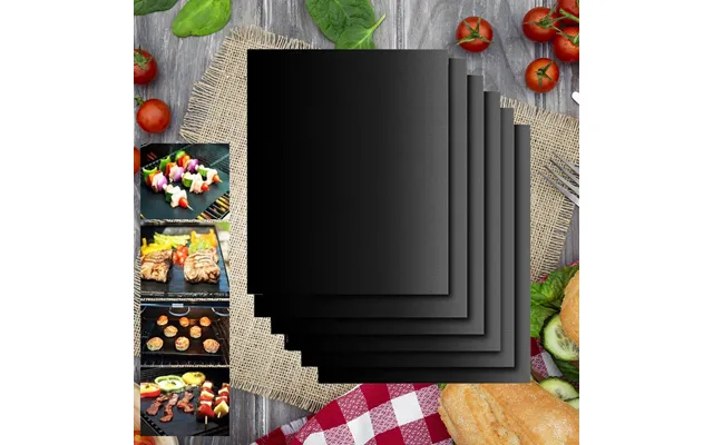 Grill Stegemåtte Teflon Nonstick 5 Stk.