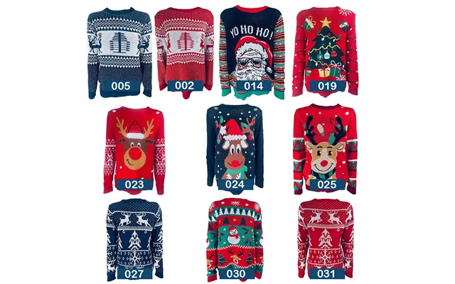 Jule Sweater - Mange Sjove Modeller Og Farver
