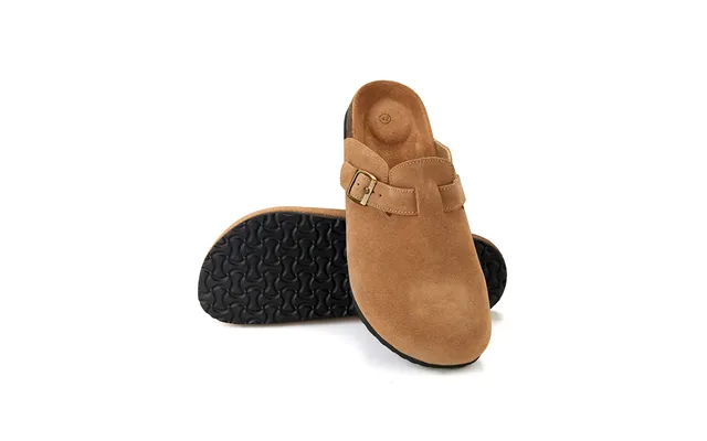 Komfort Og Stil I Ét - Klassiske Kork-sandaler Med Lukket Tå