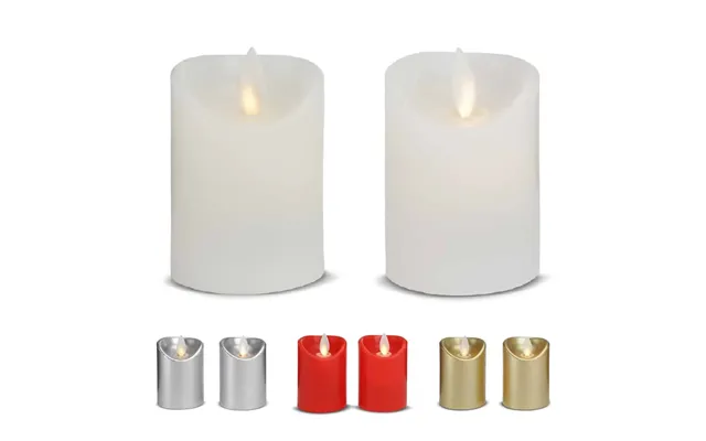 Led Stearinlys - 2 Stk.