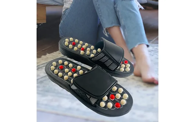 Massagetøfler Med Velcrolukning - Eu 38 39