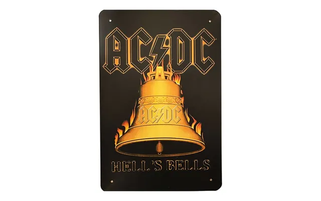 Metalskilt - Ac Dc