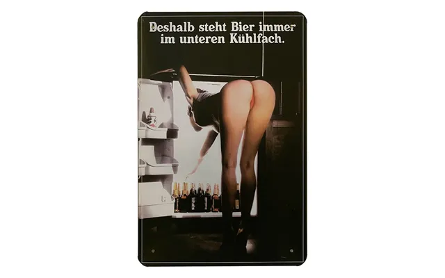 Metalskilt - Deshalb