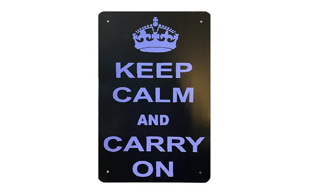 Metalskilt - Keep Calm