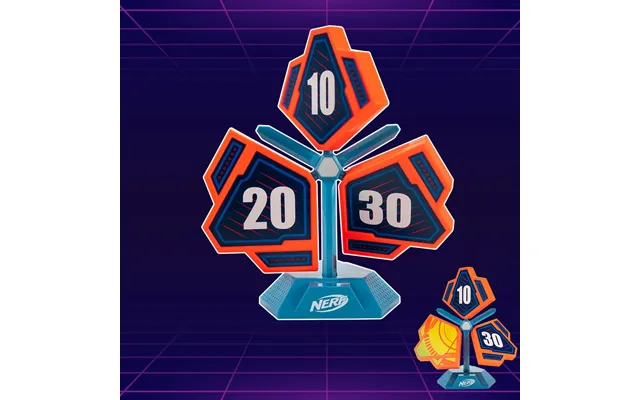 Nerf Elite Hit N' Spin Target Kan Også Bruges Til Gel Blasters