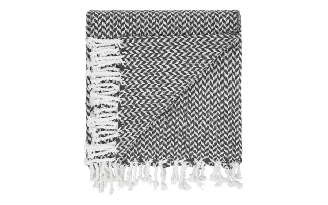 Plaid Med Frynser I 100% Bomuld - 135 X 200 Cm. Rugsâ Nâ More