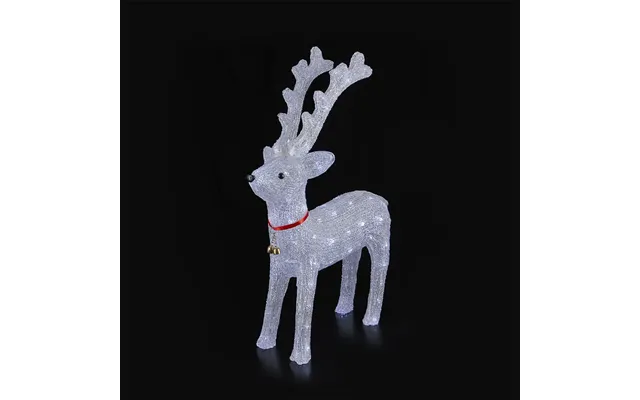 Rensdyr Akryl - Højde 64 Cm Med Led-lys