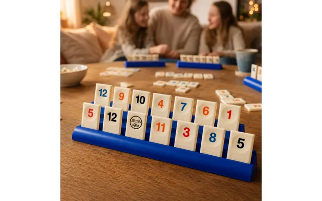 Rummikub - Klassisk Familiespil Med Tal, Taktik Og Strategi 2-4 Spillere