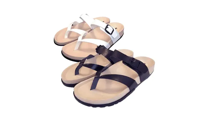 Sandaler Aerosoft Soft Unisex - Hvid Eller Sort