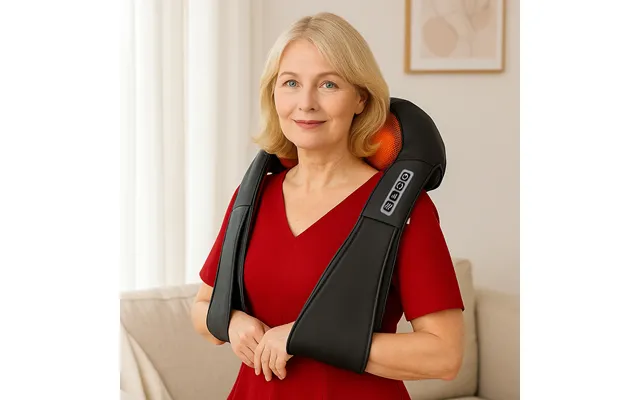 Shiatsu Massagepude Med Varme Til Nakke - Skulder & Ryg V2