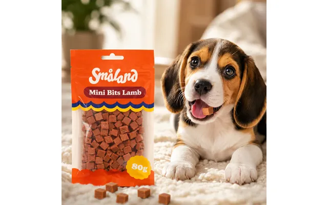 Småland Mini Bits Lamb 80g Hundegodbider Af Lam