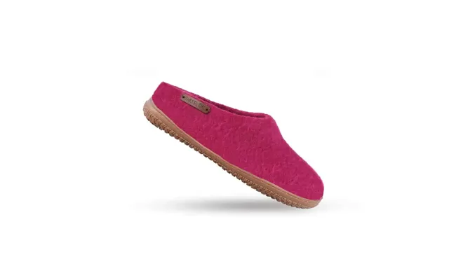 Uldtøffel 100% Ren Uld M Gummisål - Dansk Design Shus