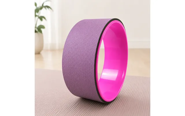 Yoga Hjul Yoga Wheel - Lilla Pink Eller Sort Pink