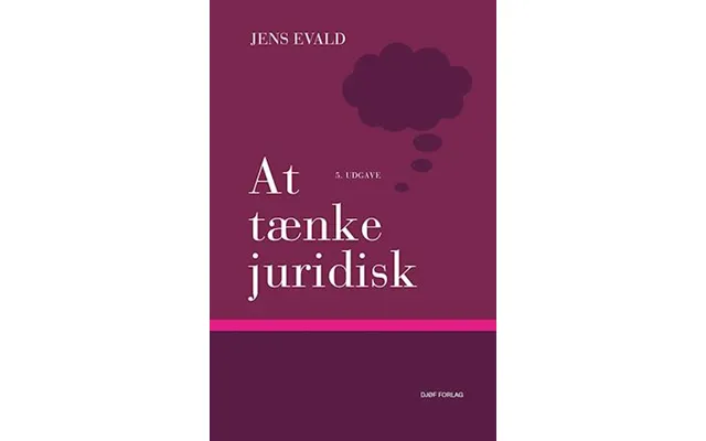 'at Tænke Juridisk' - Brugt Bog