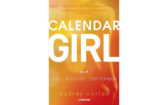 'calendar Girl- Juli, August, September' - Brugt Bog