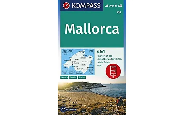 'mallorca, Kompass Walking Map 230' - Mair-dumont Kompass