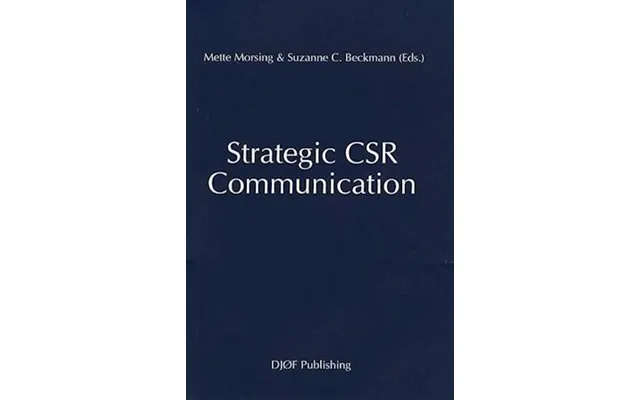 'strategic Csr Communication' - Brugt Bog