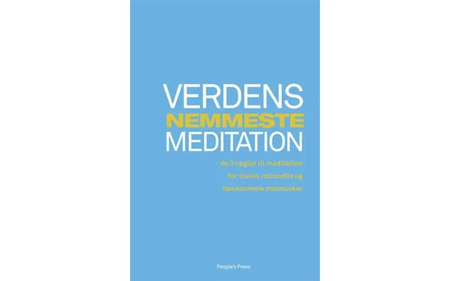 'verdens Nemmeste Meditation' - Brugt Bog