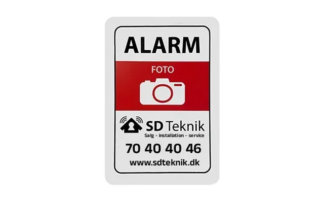 Fotoalarm Dobbeltsidet Klistermærke product image