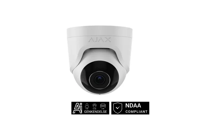 Turretcam, 8 Mp, 2.8mm, Hvid Sort - Hvid