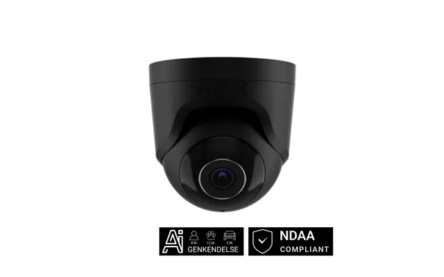 Turretcam, 8 Mp, 2.8mm, Hvid Sort - Sort product image
