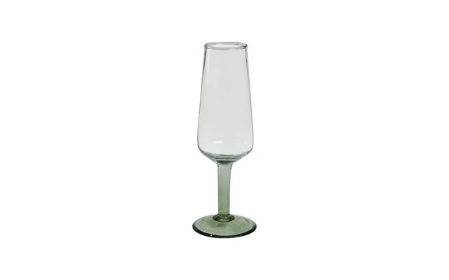 Champagneglas Grøn Fod