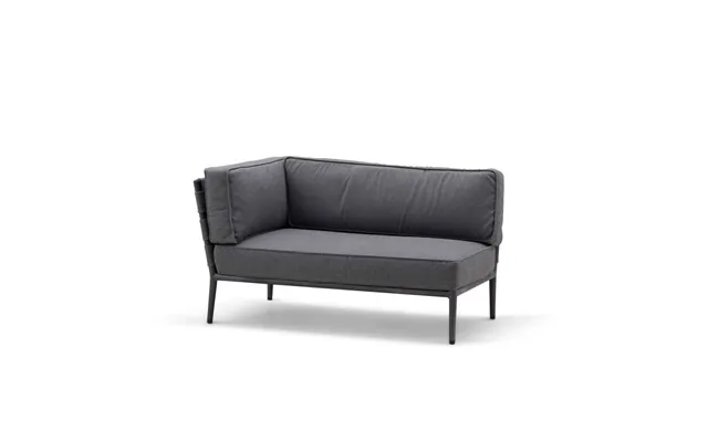 Conic 2 Pers. Sofa Med Arm Til Højre Air Touch Grey