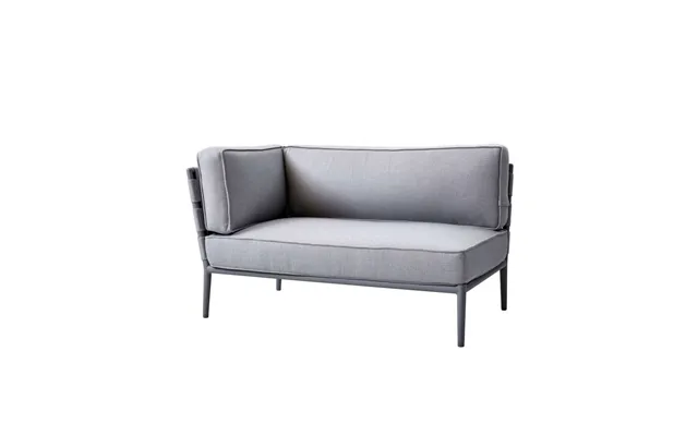 Conic 2 Pers. Sofa Med Arm Til Højre Air Touch Light Grey