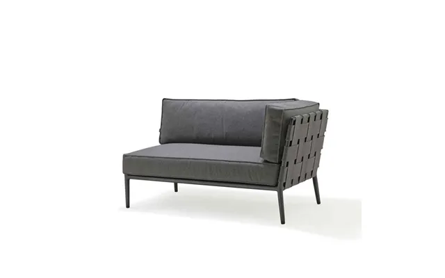 Conic 2 Pers. Sofa Med Arm Til Venstre Air Touch Grey