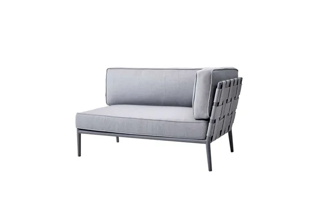 Conic 2 Pers. Sofa Med Arm Til Venstre Air Touch Light Grey
