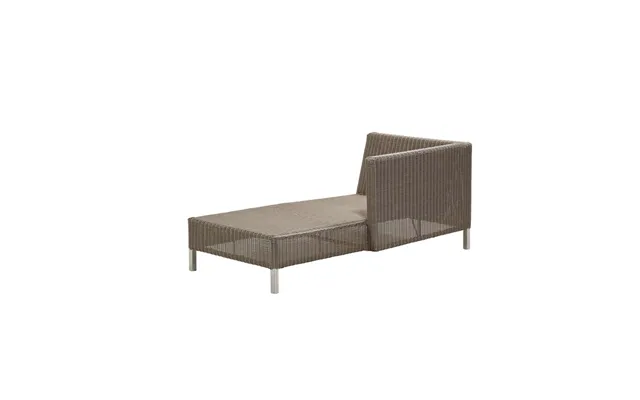 Connect Chaiseloungemodul Med Arm Til Venstre Taupe