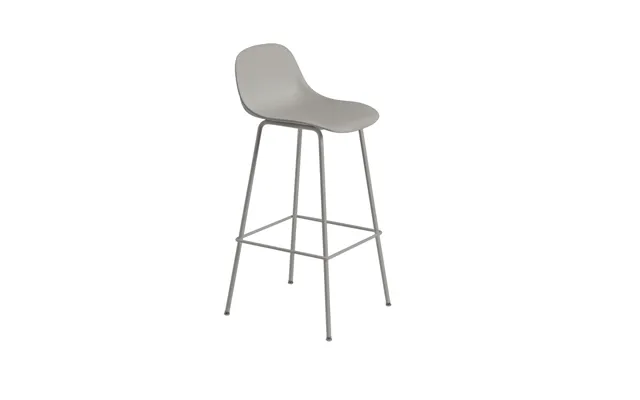 Fiber Barstol Med Ryg 23711 Grey Grey