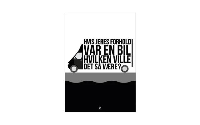 Hvis Jeres Forhold Var En Citatplakat A3 29,7x42cm