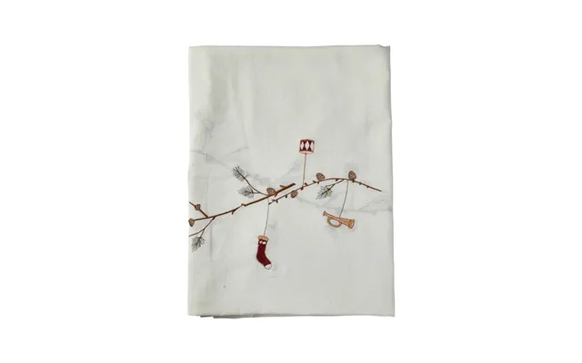Juledug M Broderi 140x360 203409 J25