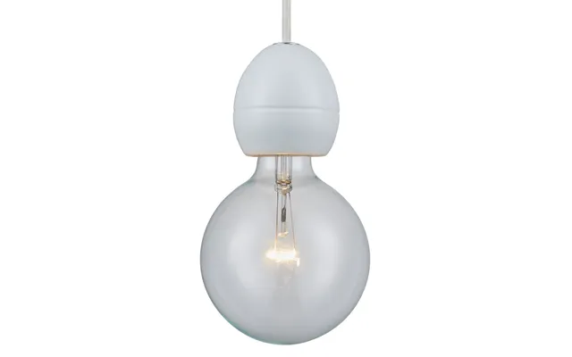 Porce Light Fatning E27 Hvid M Hvid Stofledning