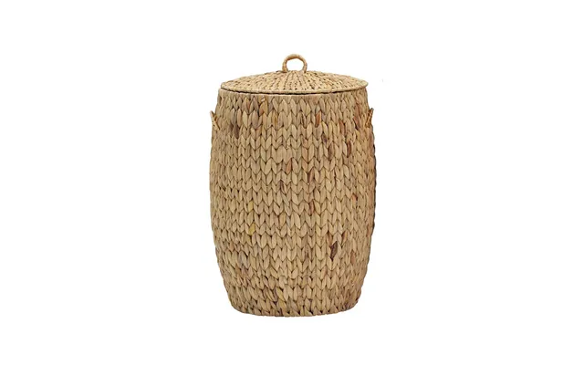 Vasketøjskurv I Vandhyasinth Lille H57cm Ø37cm