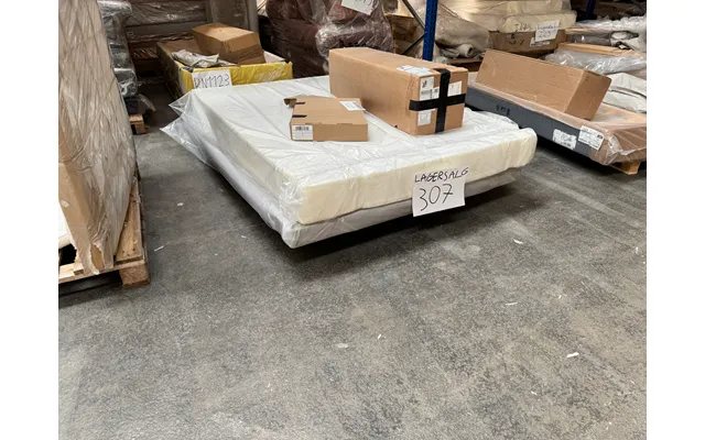 Boksmadras 140x200 Grå
